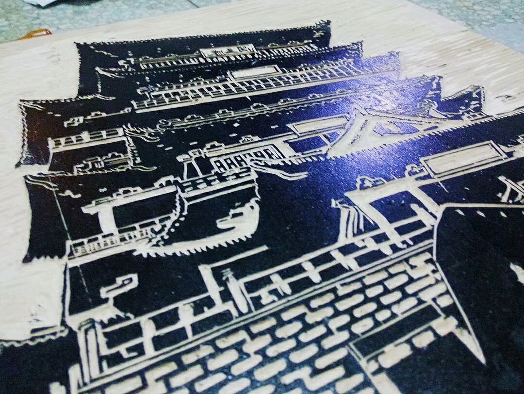 原创ai滕王阁剪影