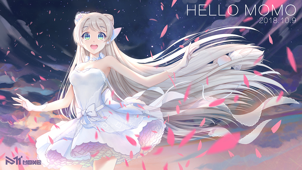 MOMO酱 生日海报