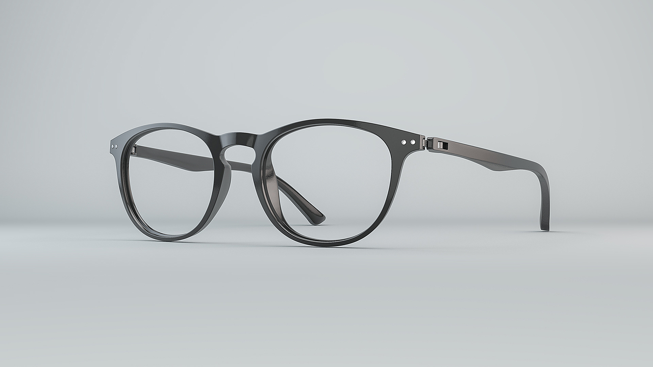 c4d眼镜三维建模渲染