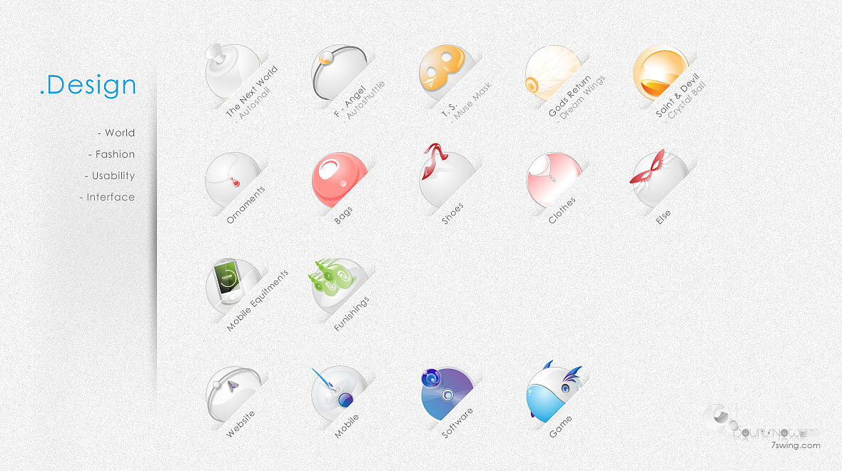 个人网站御用icon—《Hemisphere》系列（图ZNzQ5MzE3Ng==） - 主题/皮肤 - 站酷设计师OMG小七原创素材 - 站酷ZCOOL