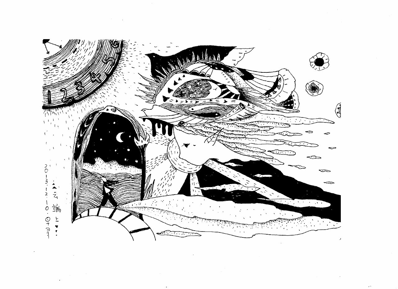 【插曲】（图ZMzQwODA3MTI=） - 艺术插画 - 站酷设计师早寻原创素材 - 站酷ZCOOL