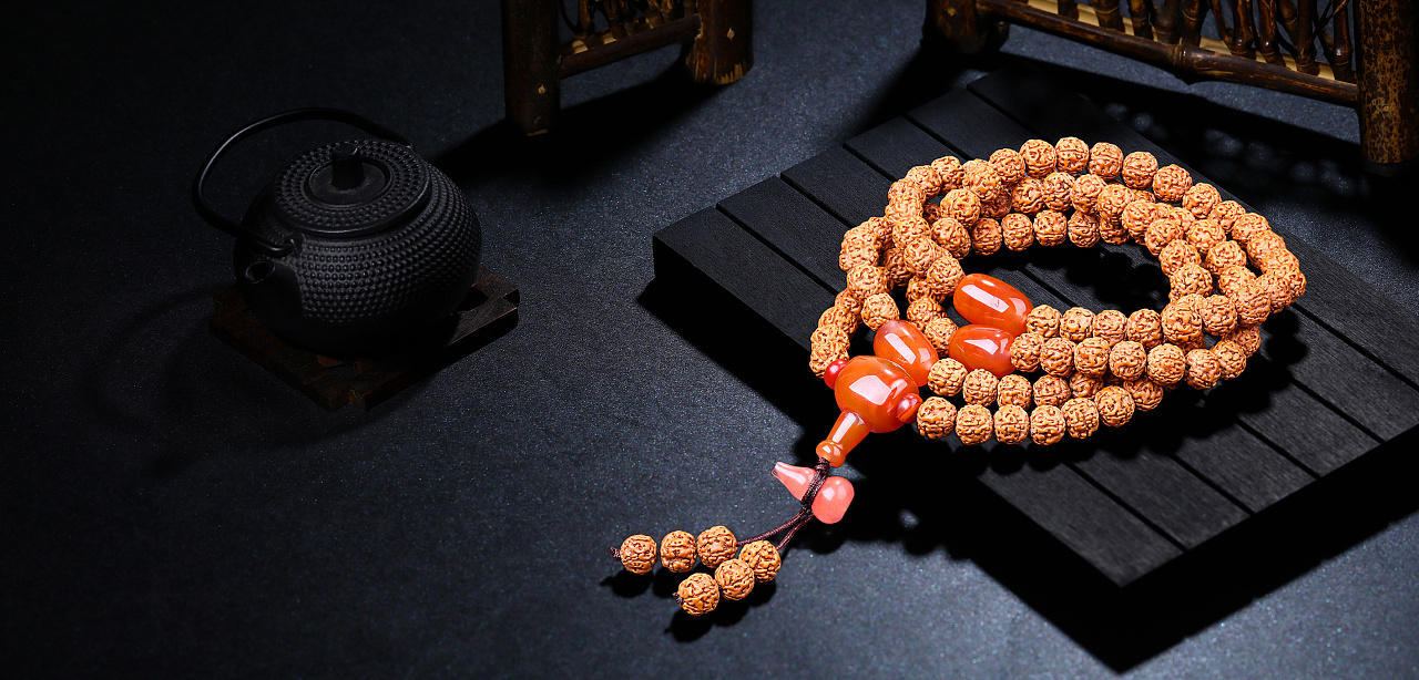 实在想不出什么画面了.佛珠广告图