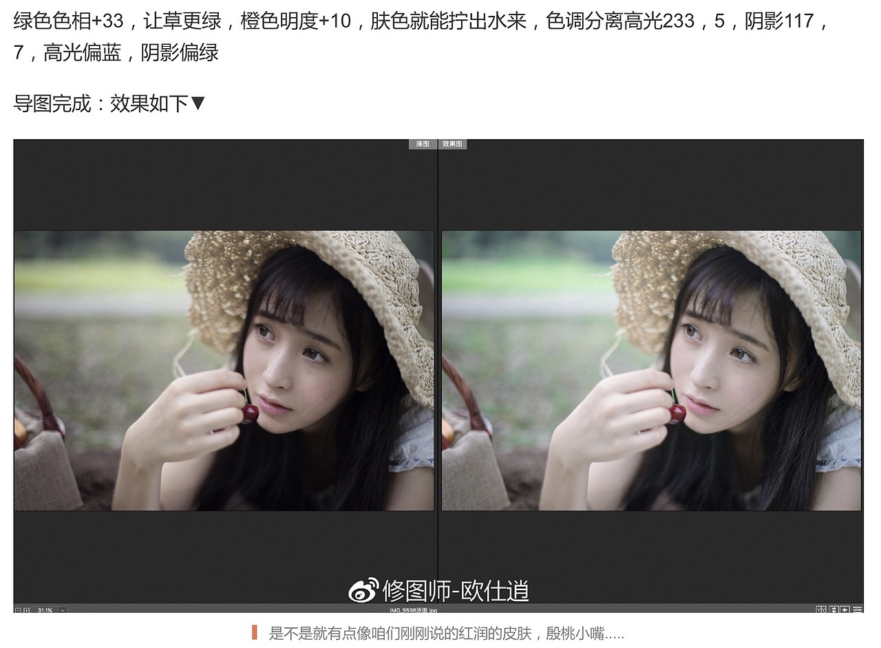 ps实战教程|文艺风格小清新色调案例