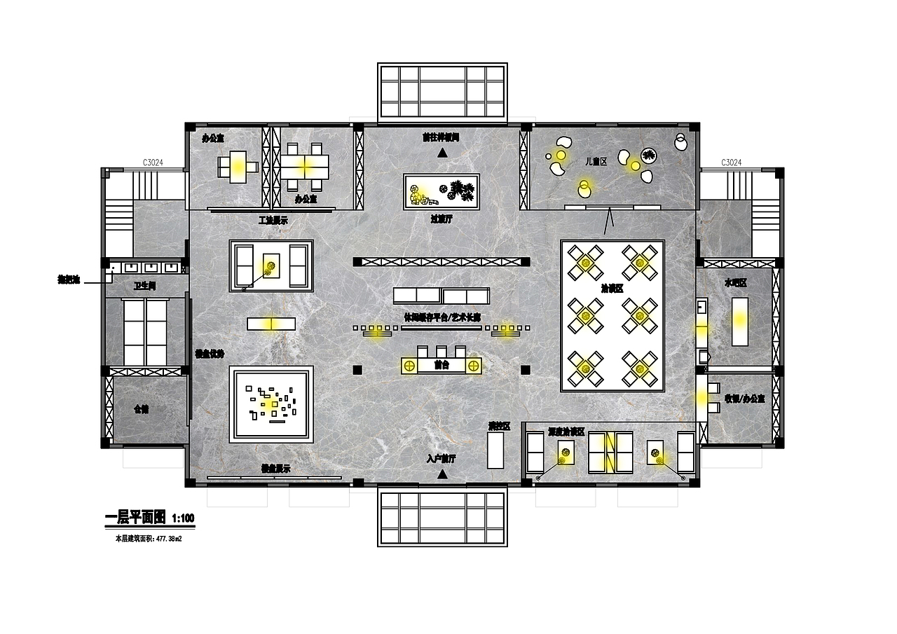中大集团售楼中心及样板间（图ZMTg3MDQ2MDk2） - 家装设计 - 站酷设计师果核空间设计机构原创素材 - 站酷ZCOOL