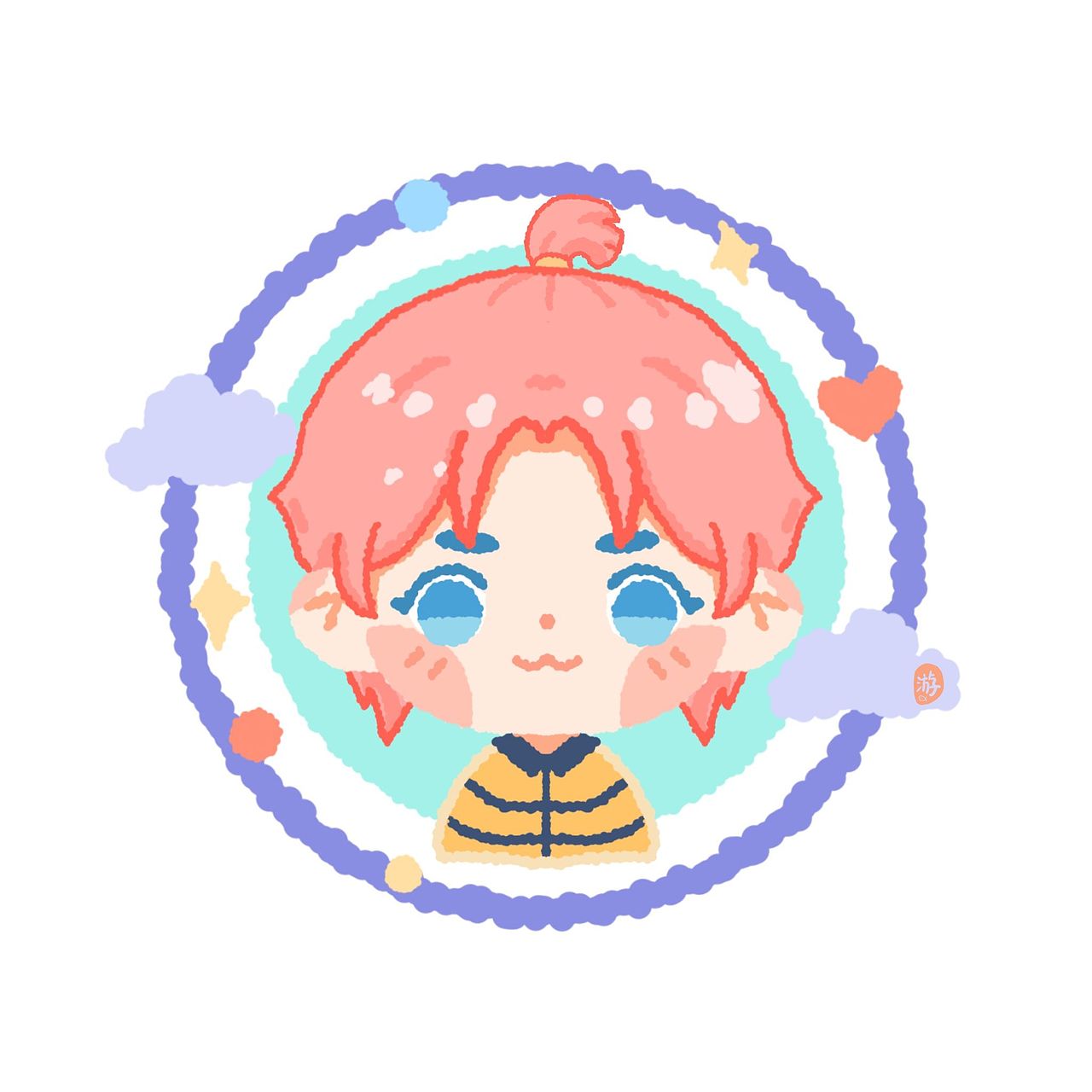 最近画的小头像，喜欢可点赞自取