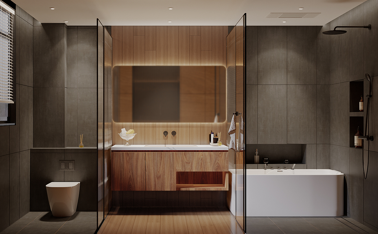 株洲 江湾壹号 平层 原木日式