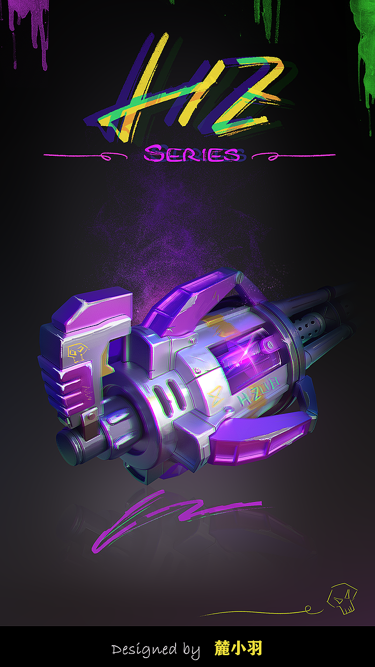 紫到爆炸的赛博朋克（图ZMjkzODE0Njg0） - 游戏UI - 站酷设计师麓小羽原创素材 - 站酷ZCOOL