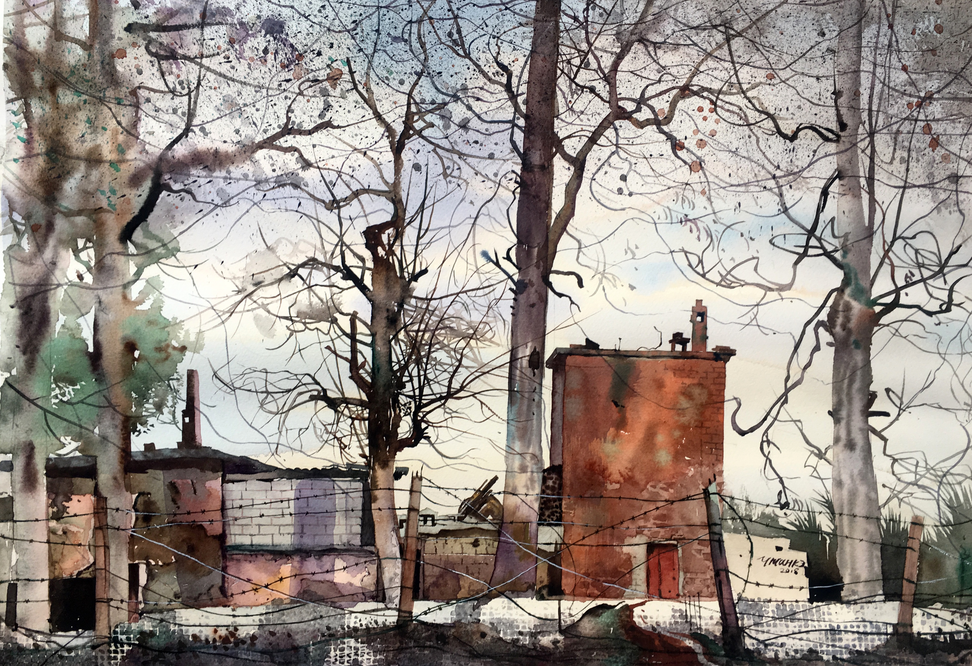 周章科彩云之南的水彩写生历程-2018