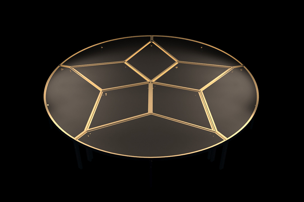 玻璃舞台 圆形舞台 婚庆道具 婚礼舞台T台