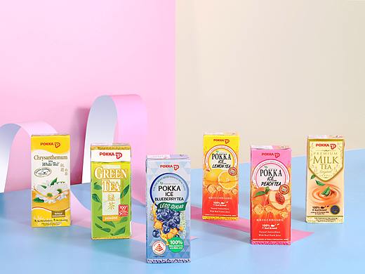 产品摄影ⅡPokka果汁全家福列