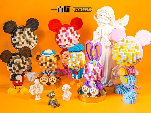 2021一直拼微积木作品欣赏