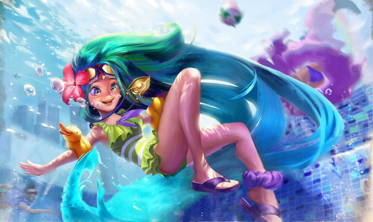 英雄联盟十周年绘画活动-zoe