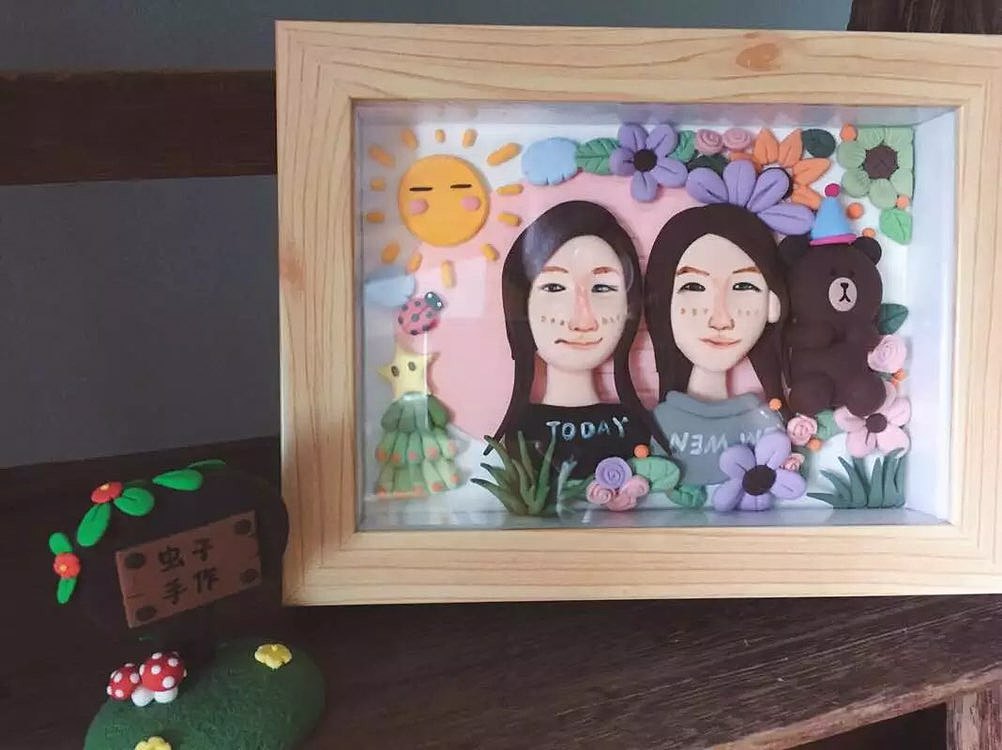 黏土图片定制相框（图ZNzE4OTUzOTY=） - 其他手工艺 - 站酷设计师wormsun原创素材 - 站酷ZCOOL
