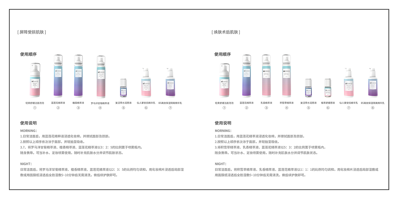 护肤品 产品画册