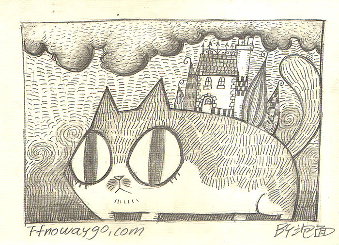 身边的猫咪,一套铅笔涂鸦，希望大家喜欢（图ZMTIwMzE4NzY=） - 创作习作 - 站酷设计师还是一碗泡面原创素材 - 站酷ZCOOL