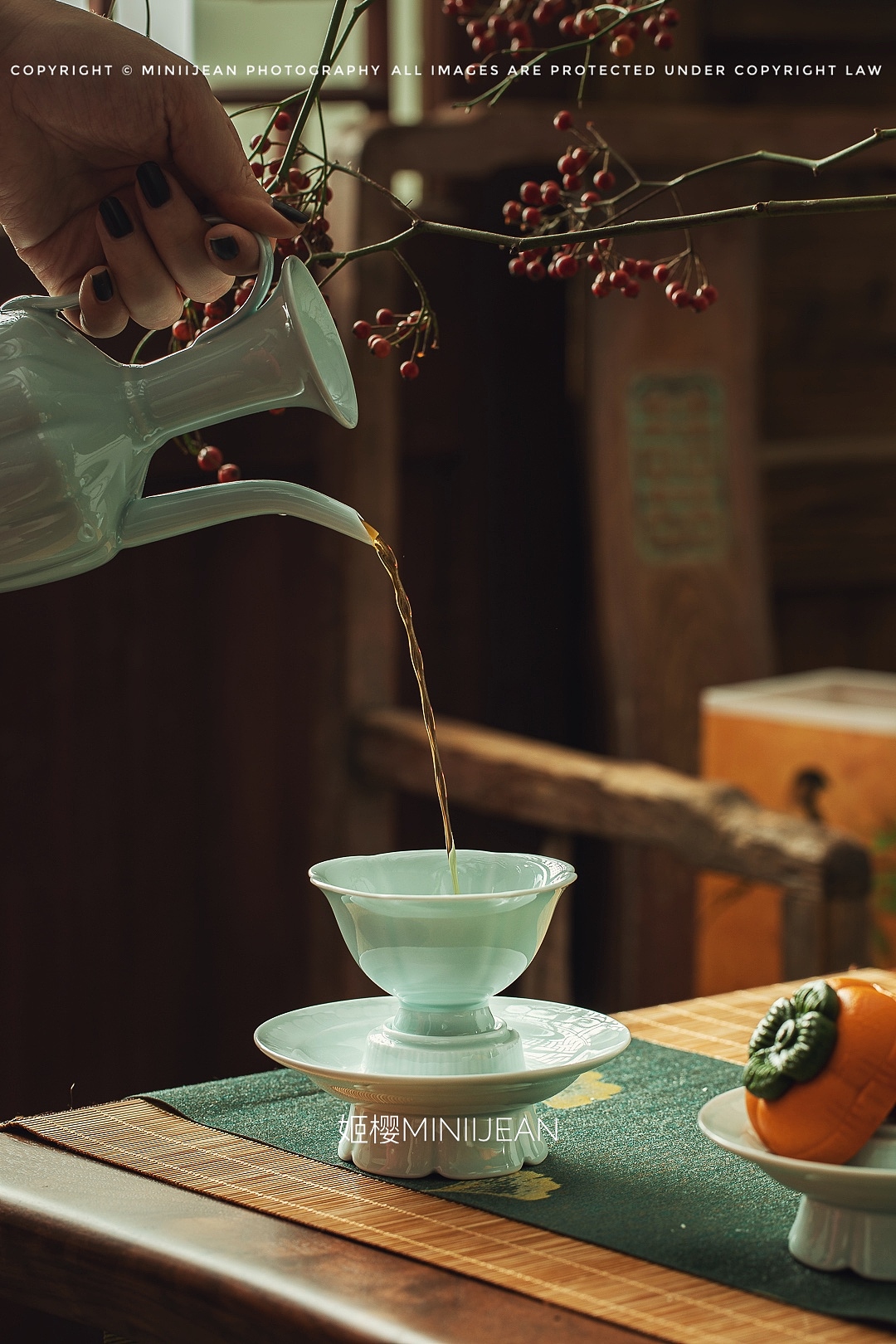 黄酒温酒器烫酒壶拍摄
