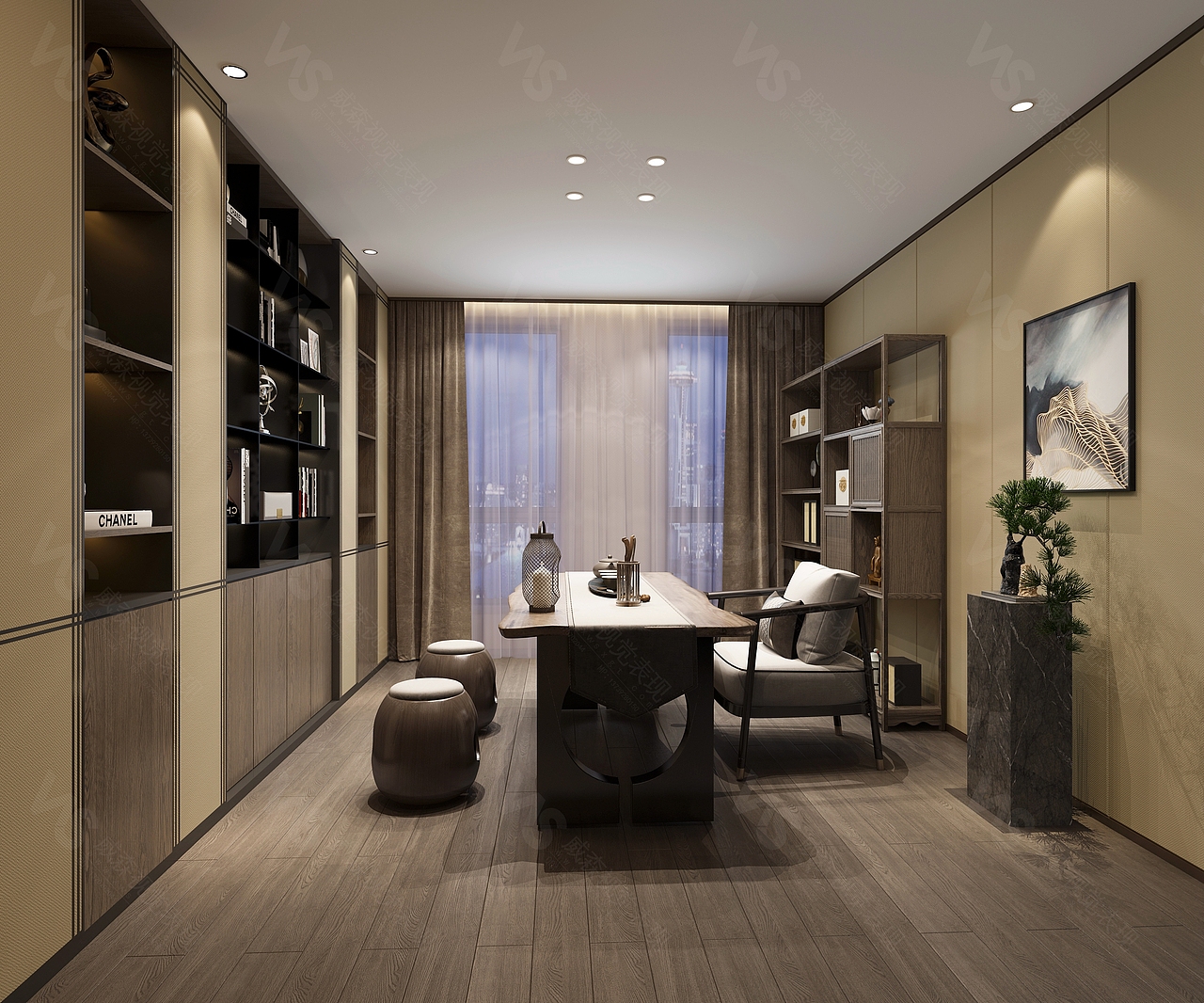 家装设计(新中式)