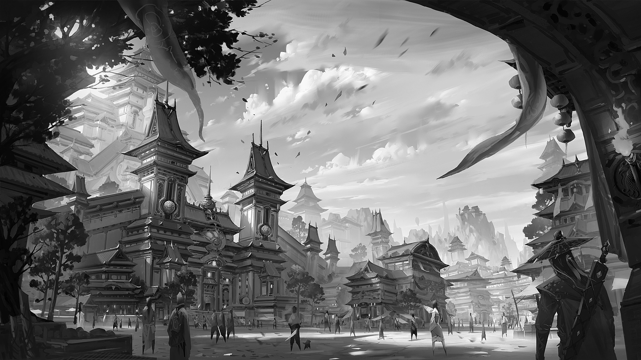 进城（图ZNjUzMDU3NDg=） - 游戏原画 - 站酷设计师杨俊超原创素材 - 站酷ZCOOL