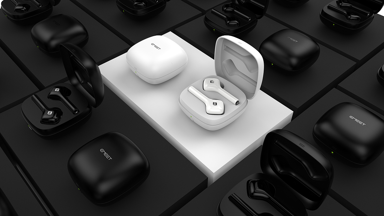 TWS无线蓝牙耳机设计（图ZMjY2MDU5NDE2） - 电子产品 - 站酷设计师Scriptures原创素材 - 站酷ZCOOL