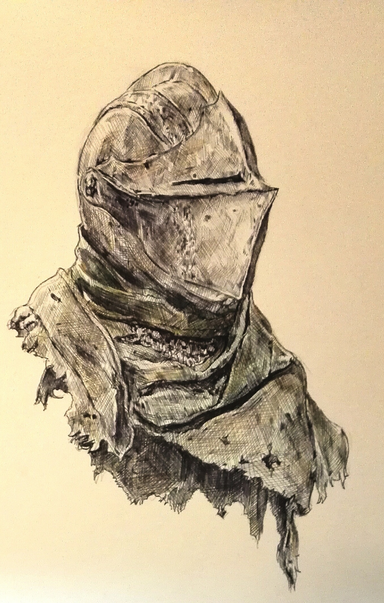 黑魂临摹(圆珠笔)