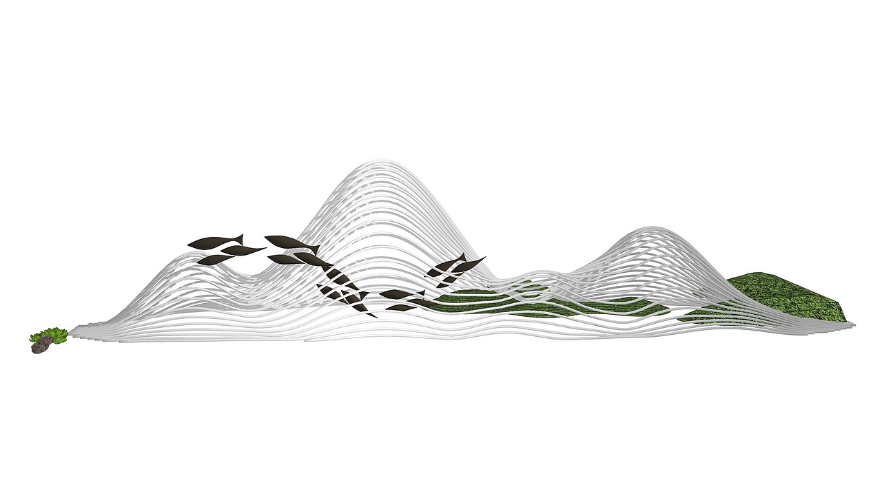 假山雕塑SU模型下载（图ZMjYyMzI5MTg4） - 景观设计 - 站酷设计师素模网原创素材 - 站酷ZCOOL