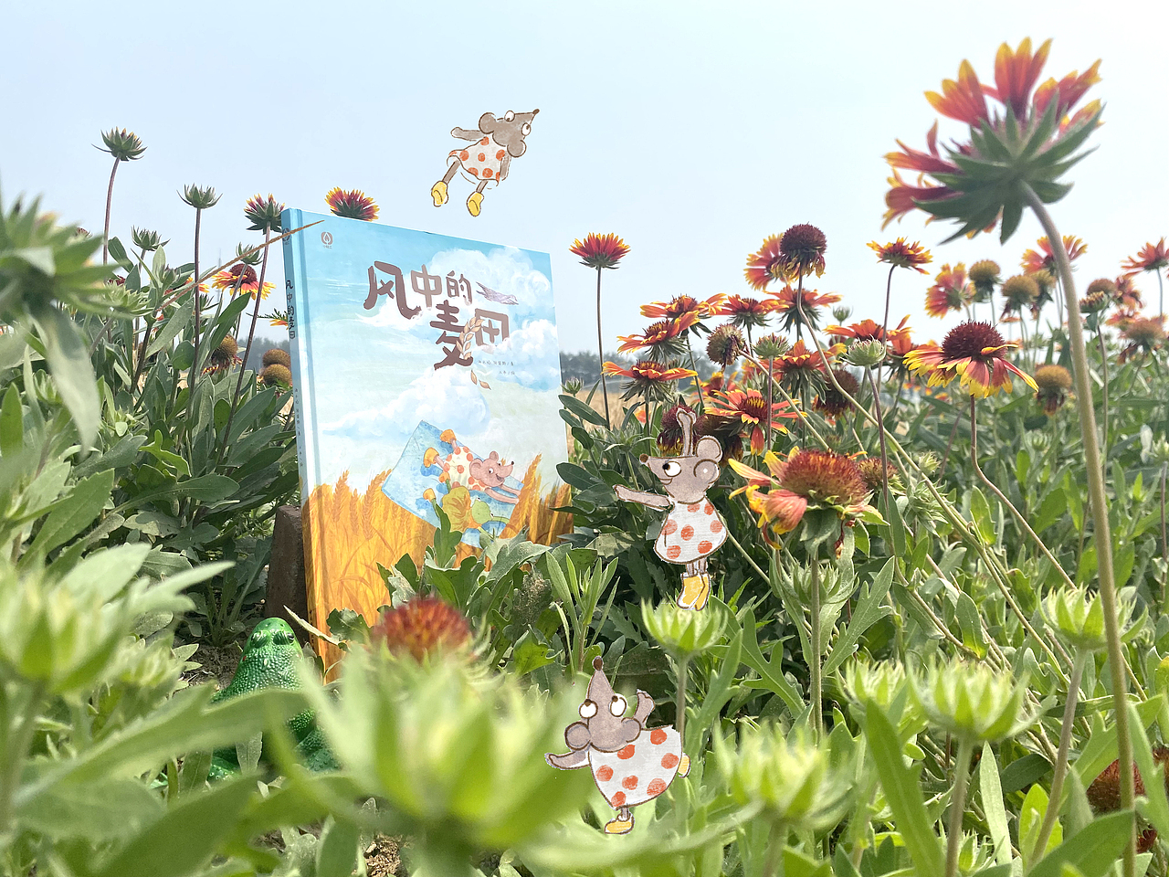 《風(fēng)中的麥田》上市了（圖ZMzA4NzUxOTM2） - 書(shū)籍/畫(huà)冊(cè) - 站酷設(shè)計(jì)師圓腳豆原創(chuàng)素材 - 站酷ZCOOL