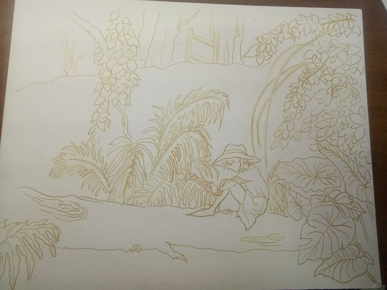 你是否想一个人单独在密林里安静的呆一呆（图ZNjc1MjczMjA=） - 儿童插画 - 站酷设计师萤火的夏天原创素材 - 站酷ZCOOL