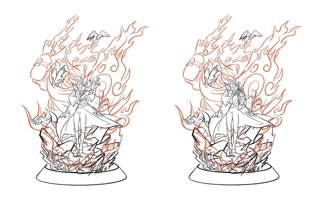 火影手办设计【宇智波鼬】