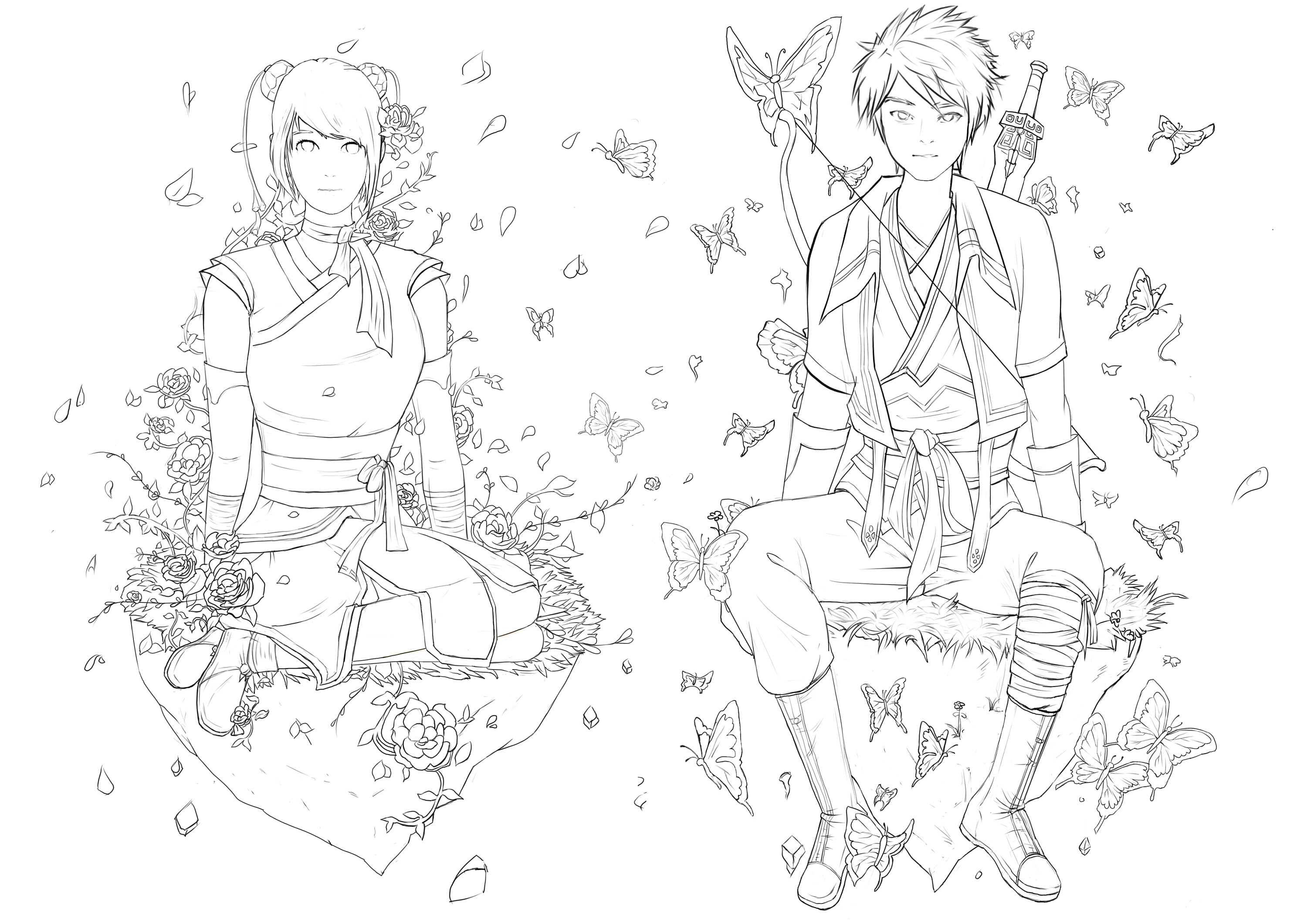 仙剑奇侠传四 云天河 韩菱纱