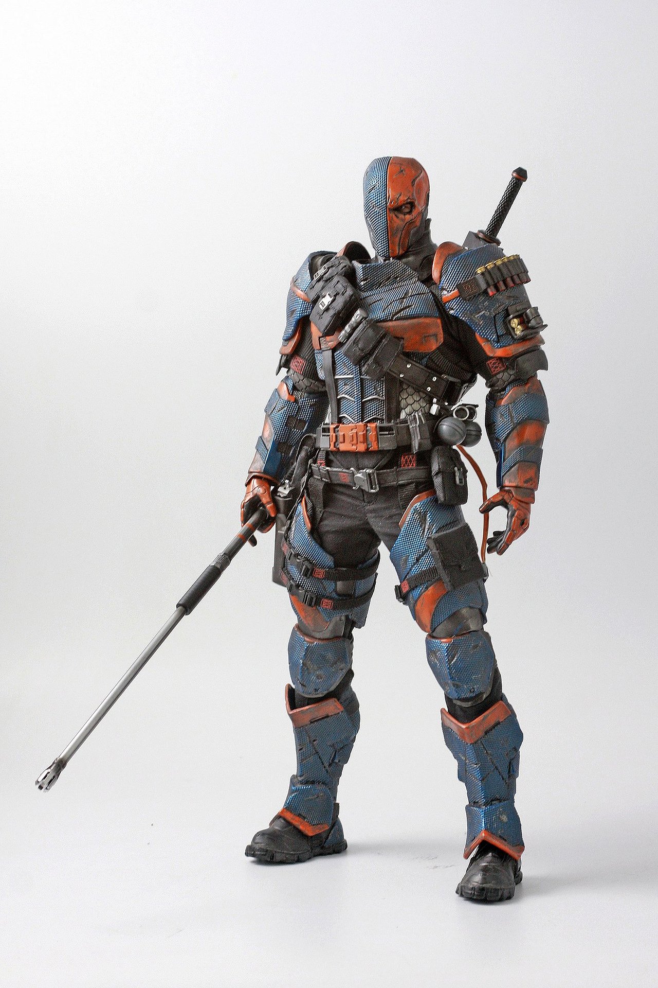 hottoys 阿卡姆骑士 丧钟 包胶素体改造 做旧