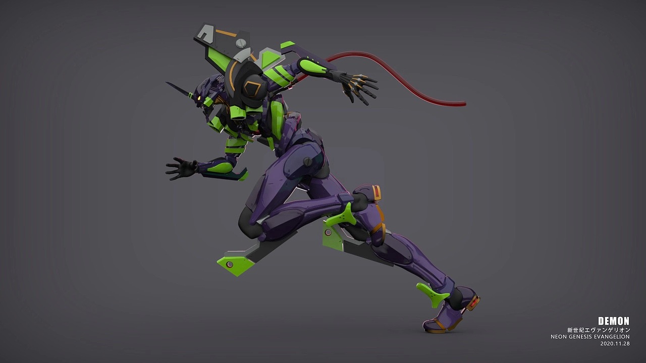 EVA初號(hào)機(jī)（圖ZMjU1OTU5MTA4） - 玩具 - 站酷設(shè)計(jì)師季初DEMON原創(chuàng)素材 - 站酷ZCOOL