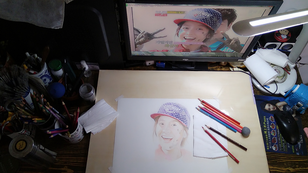 手绘宋智孝（图ZODI1OTY2NjQ=） - 绘画 - 站酷设计师奇斐手绘坊原创素材 - 站酷ZCOOL