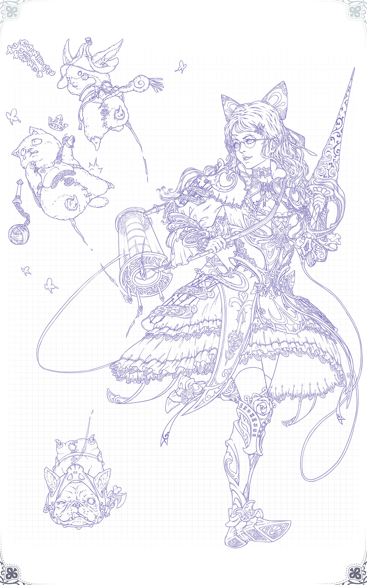 魔旅篇_梅花小分隊(duì)（圖ZMjY4MTQ0ODMy） - 游戲原畫 - 站酷設(shè)計(jì)師xiande40原創(chuàng)素材 - 站酷ZCOOL