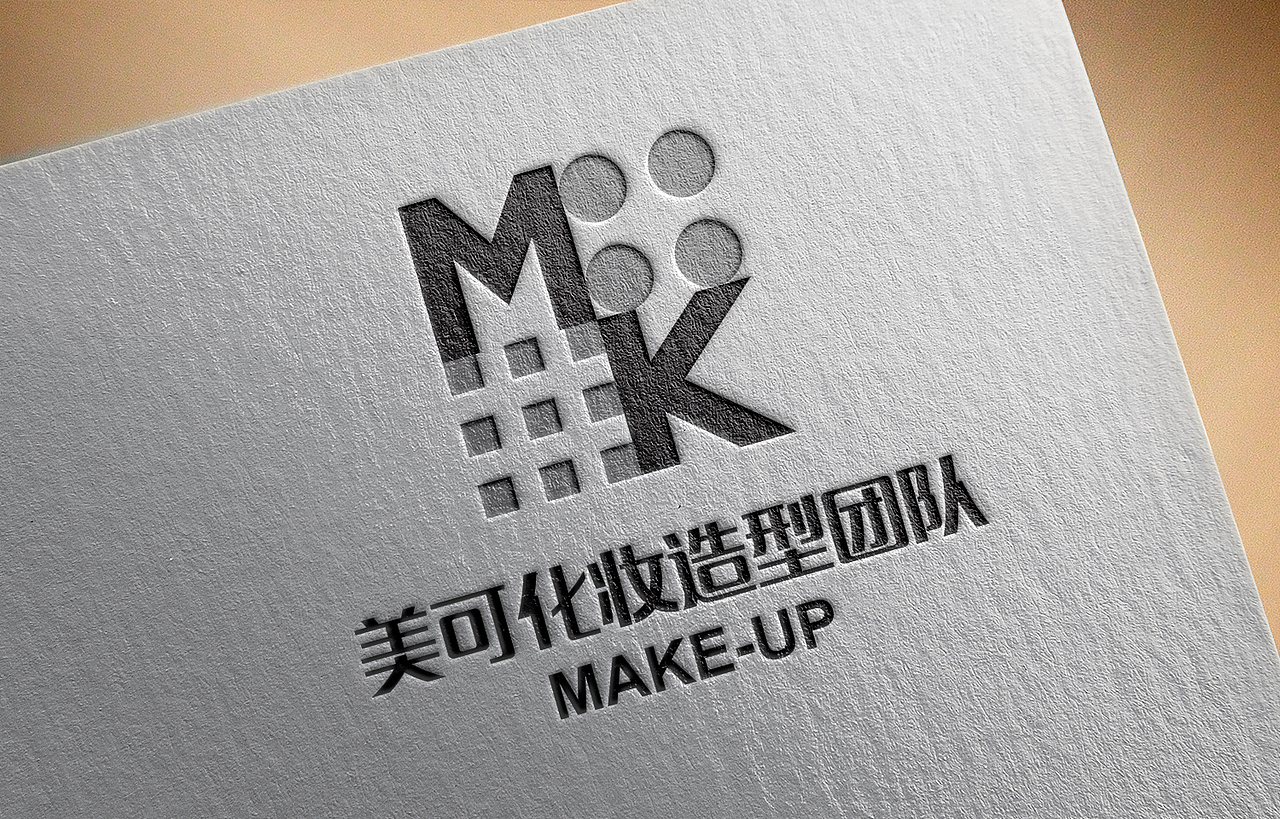 高端美妆形象设计团队标志LOGO设计：美可MK（图ZNTEyMzA5OTI=） - Logo - 站酷设计师佰丝传媒原创素材 - 站酷ZCOOL