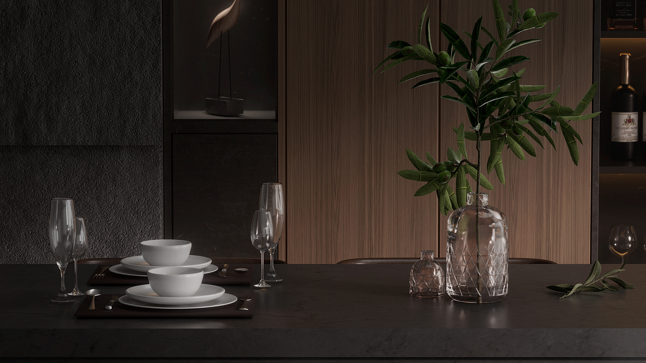 暗黑风格室内表现练习