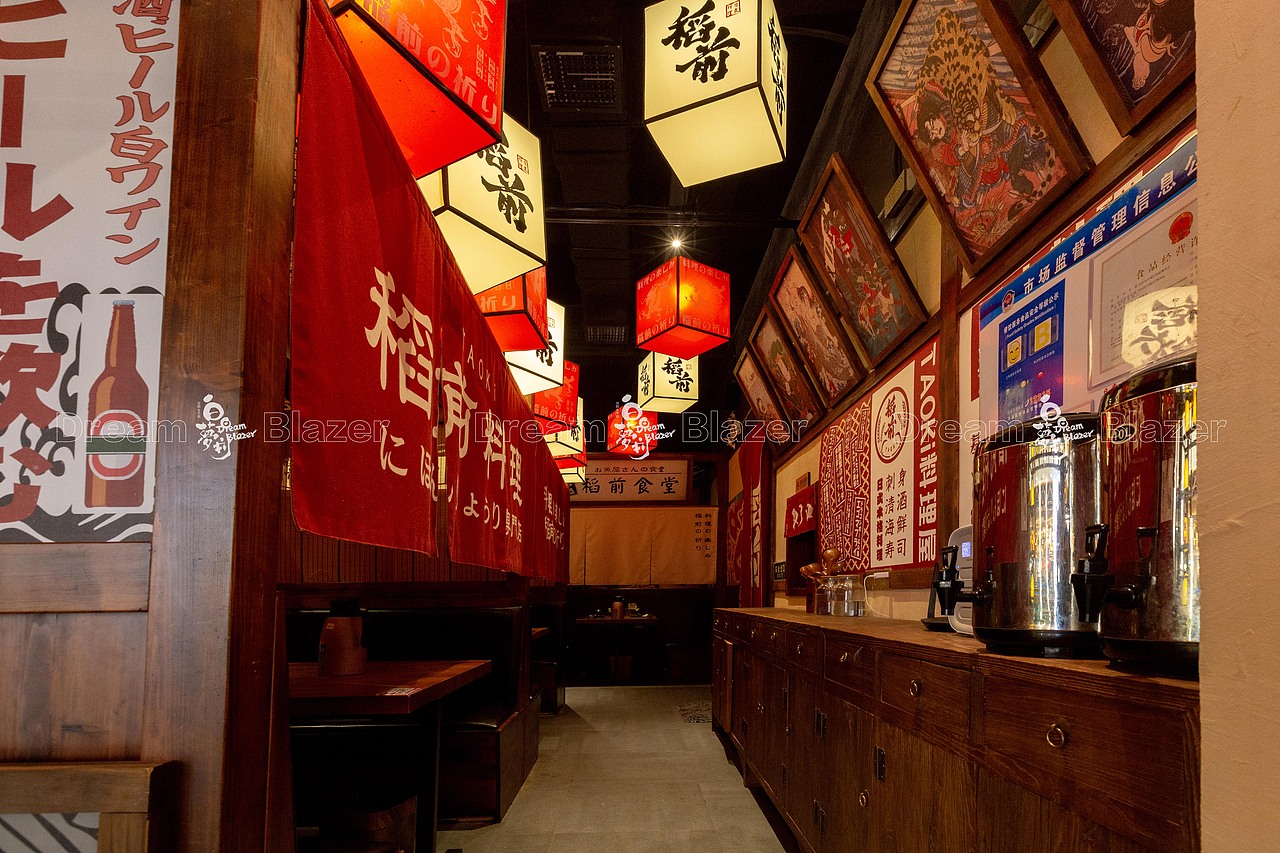 白日梦划 | 稻前日式料理品牌设计空间设计居酒屋设计（图ZMjY2MzE5MDcy） - 酒店餐饮设计 - 站酷设计师白日梦划设计原创素材 - 站酷ZCOOL