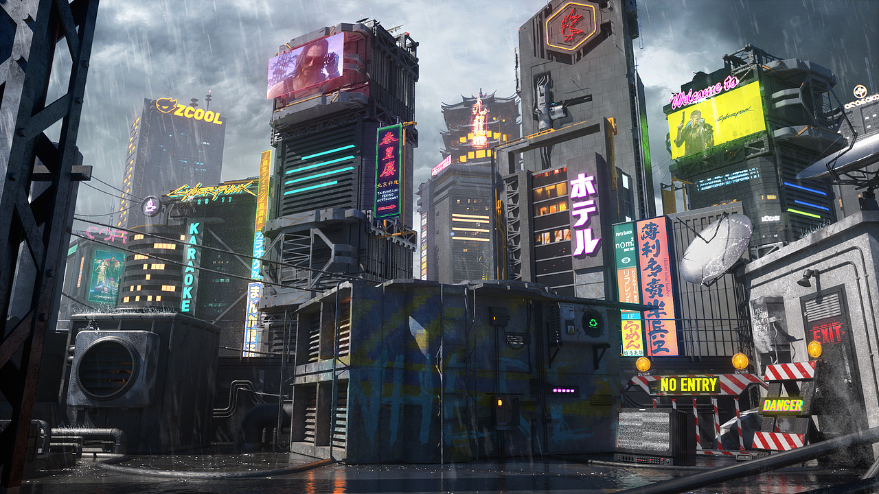 Cyberpunk 2077 Visual（3）（图ZMTk3NDczNzQw） - 海报 - 站酷设计师木有空空原创素材 - 站酷ZCOOL