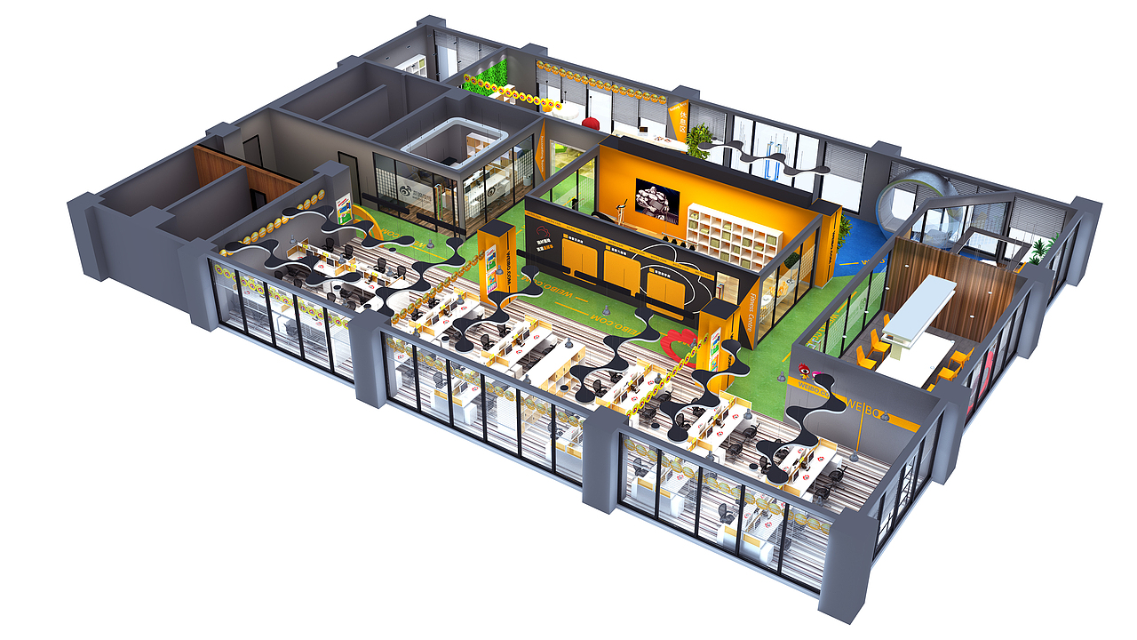 微博办公室设计