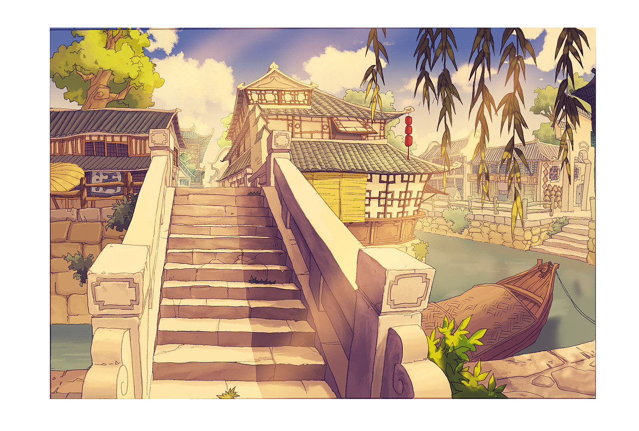 国产动画场景习作