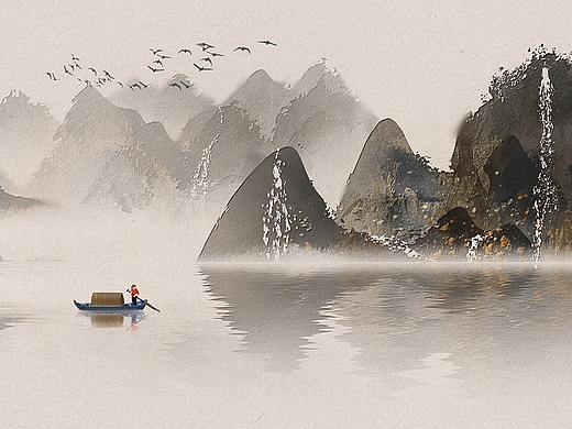 意境山水画
