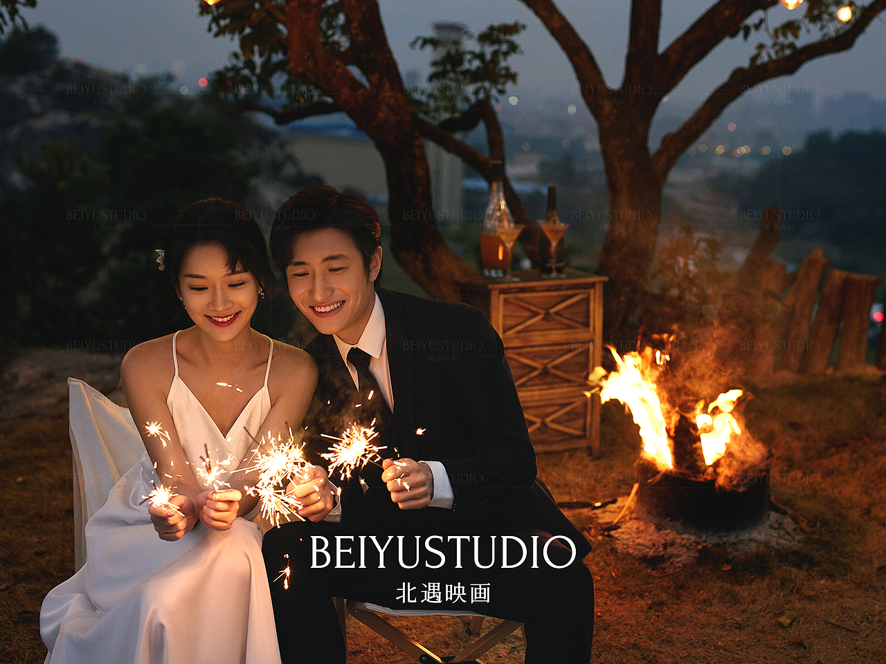 星火，浪漫在婚纱里为你点燃错落星河（图ZMjkxODE3ODcy） - 婚礼摄影 - 站酷设计师北遇映画原创素材 - 站酷ZCOOL