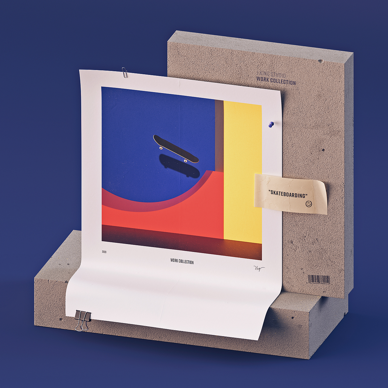 CONCRETE & PAPER（图ZMjM0NTc1ODg4） - 其他三维 - 站酷设计师JKingDesign原创素材 - 站酷ZCOOL