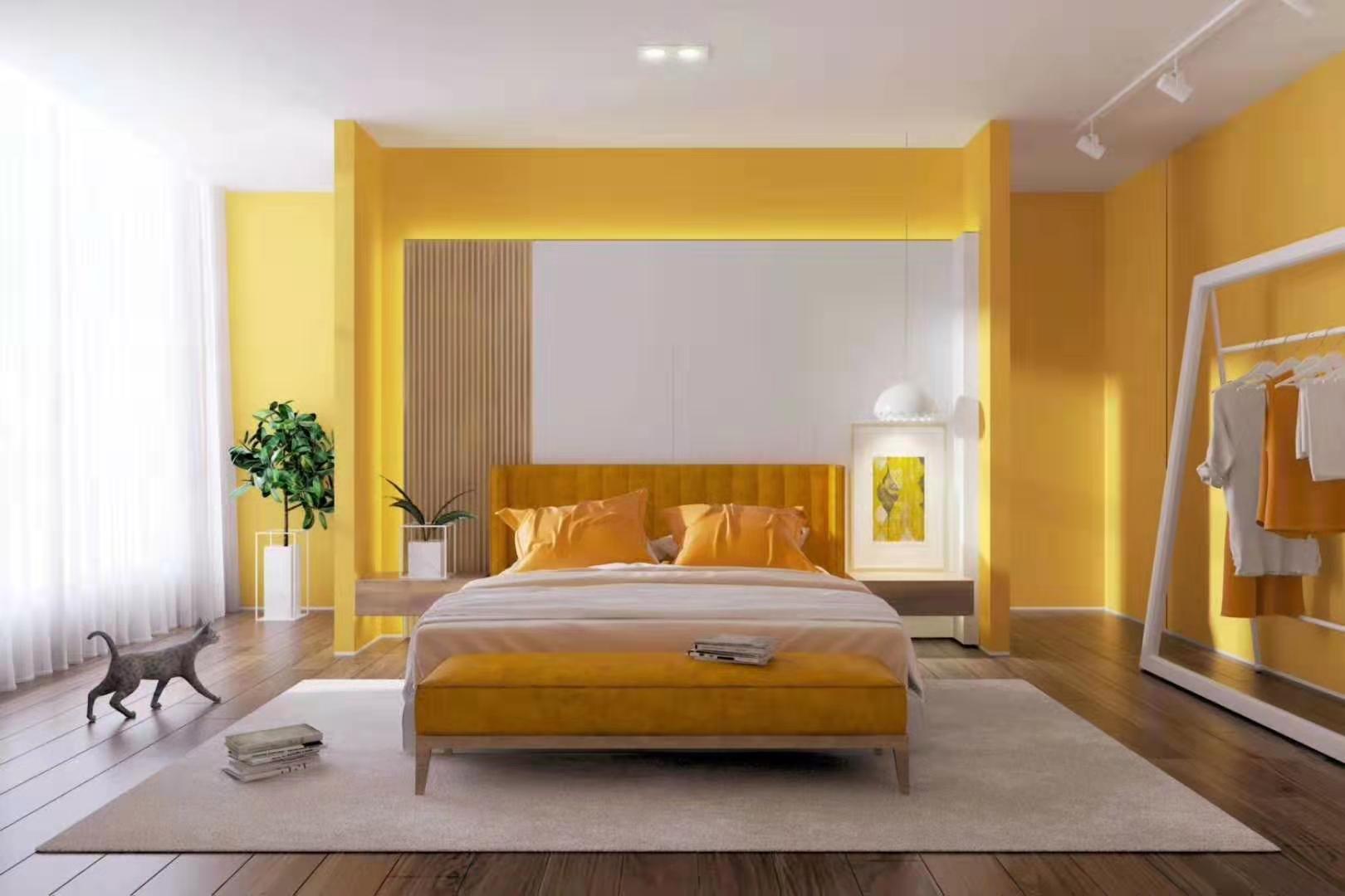 不同色彩的卧室