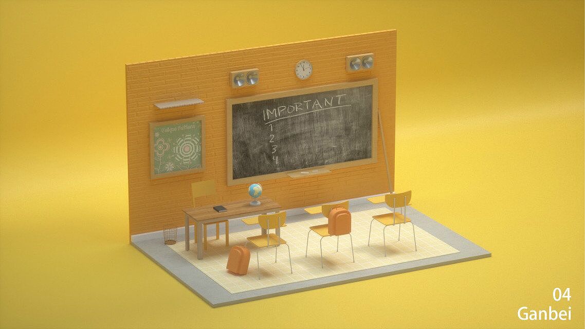 OC第二期学员作品——NiaoNiao的C4D课堂（上）（图ZMTQyMjM4MzY4） - 场景 - 站酷设计师我就是NiaoNiao原创素材 - 站酷ZCOOL