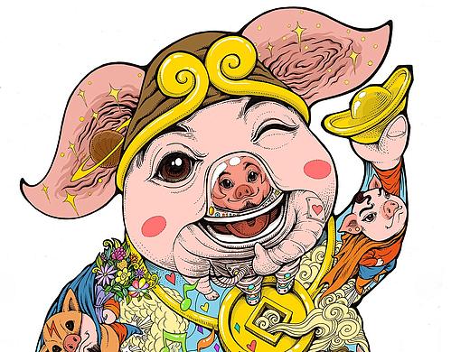 《萌猪部落》：“祝你平安，诸事顺利！”