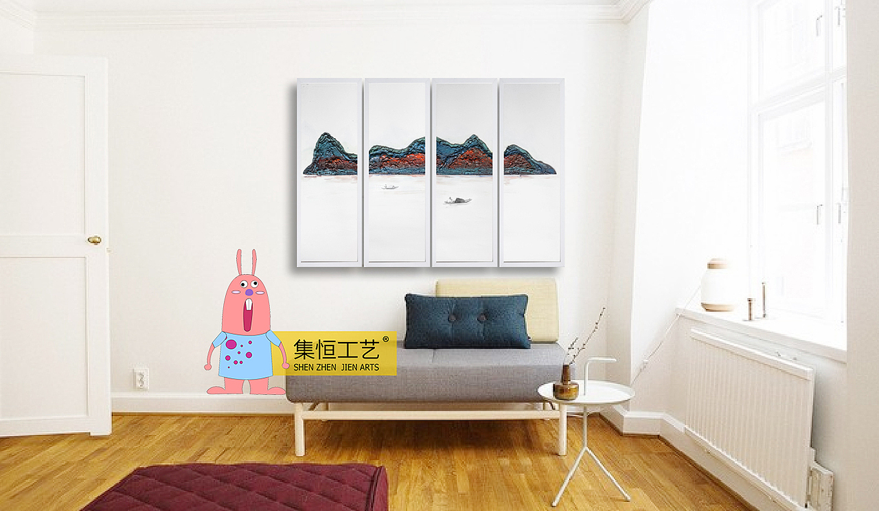 集恒工艺#实物画#装饰画#