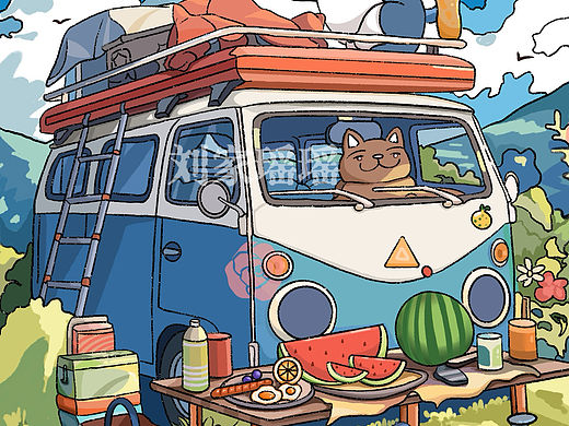 旅游插画｜夏至