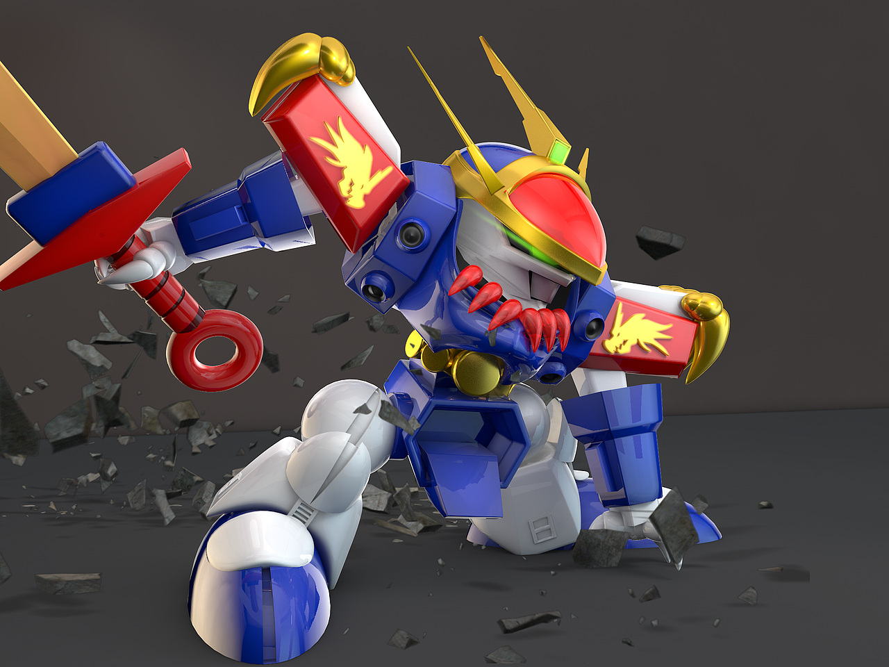 C4D練習-龍神丸-神龍斗士-初代（圖ZOTkxNTMxNjQ=） - 動畫/影視 - 站酷設計師海邊的風原創(chuàng)素材 - 站酷ZCOOL