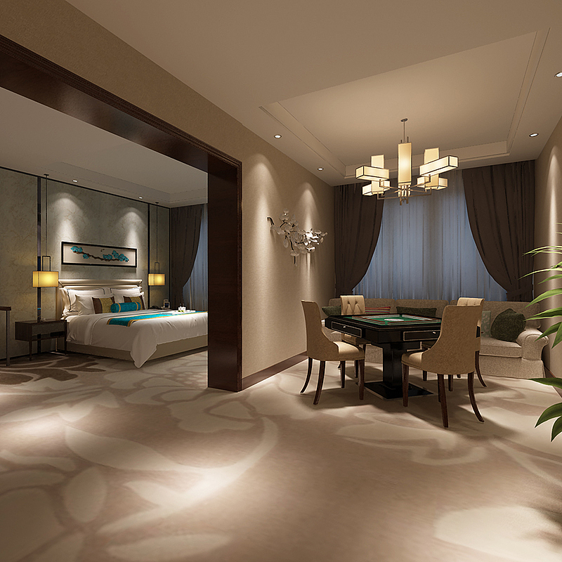 云南商务酒店装修设计效果图|商务宾馆装修效果图|