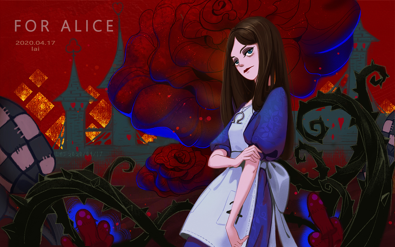 致爱丽丝系列（图ZMjMyNTIyMzky） - 商业插画 - 站酷设计师阿来LAI原创素材 - 站酷ZCOOL